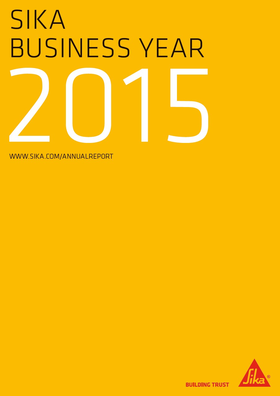 西卡业务年度- 2015年度报告