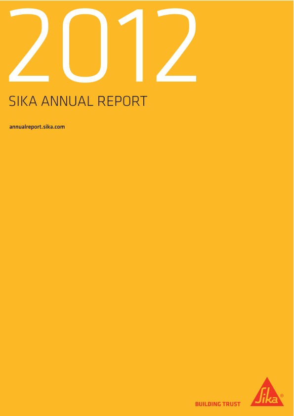 西卡业务年度- 2012年度报告