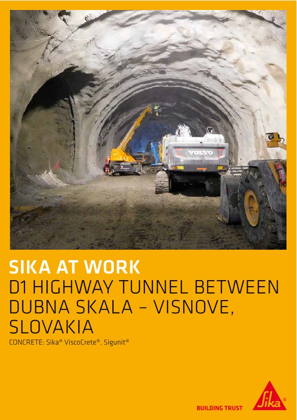 DUBNA Skala  -  Visnove之间的D1公路隧道