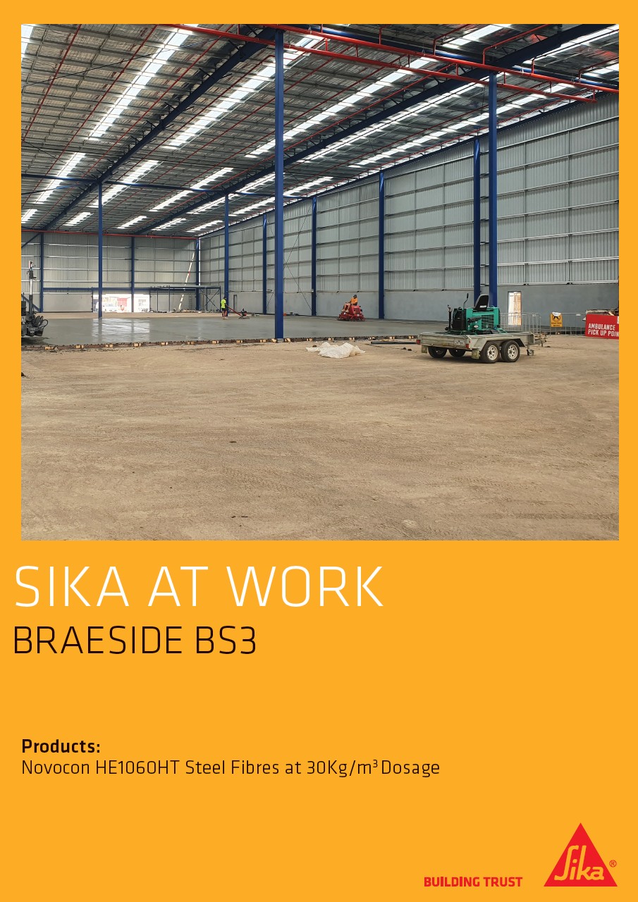 澳大利亚Braeside BS3仓库纤维混凝土地板