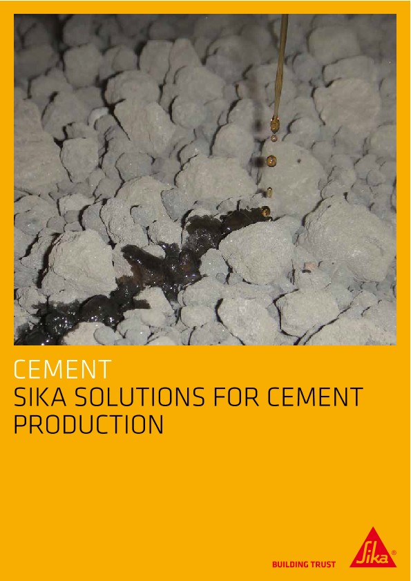 水泥生产的Sika解决方案