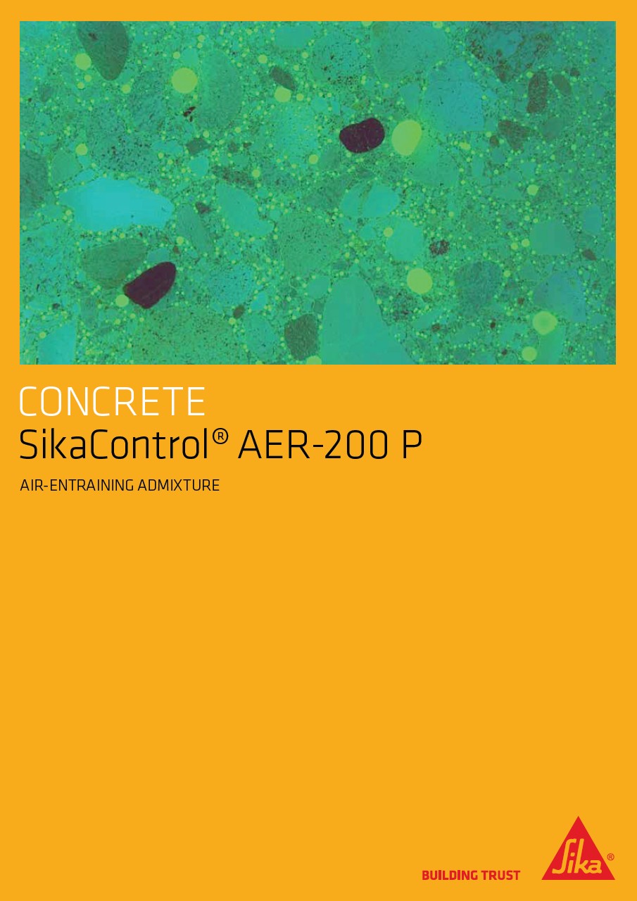 引气混凝土外加剂-SikaControl®AER-200 P