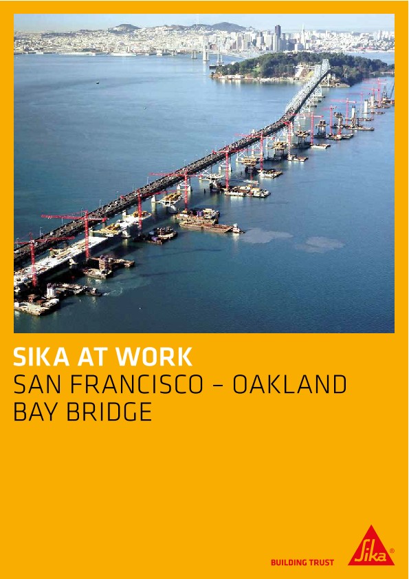 旧金山-奥克兰湾跨海大桥施工