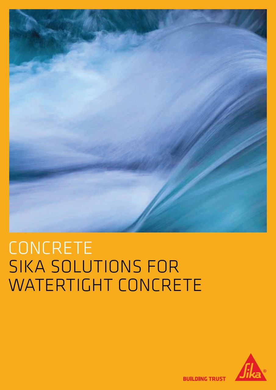 防水混凝土的SIKA解决方案